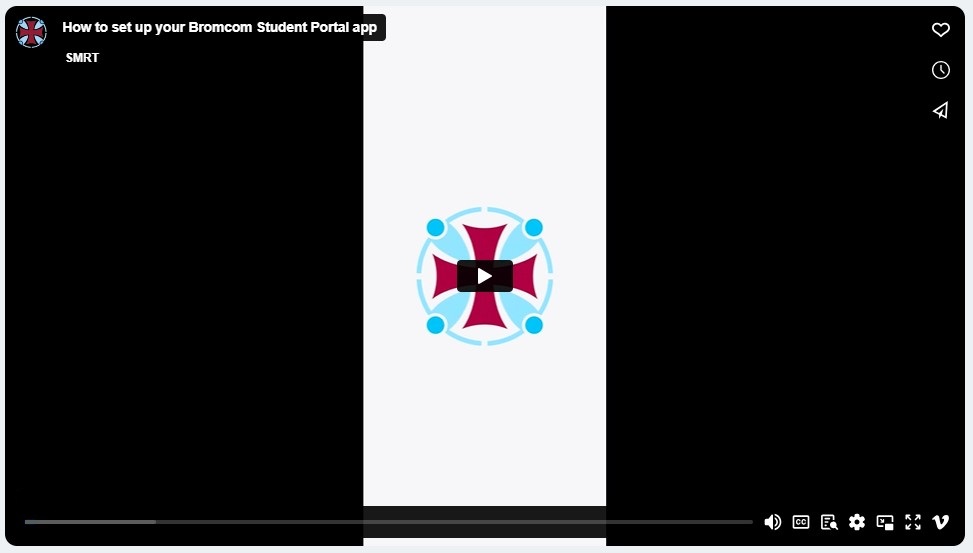 Click to watch the Student Portal set up video