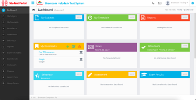 Student Portal demo dashboard