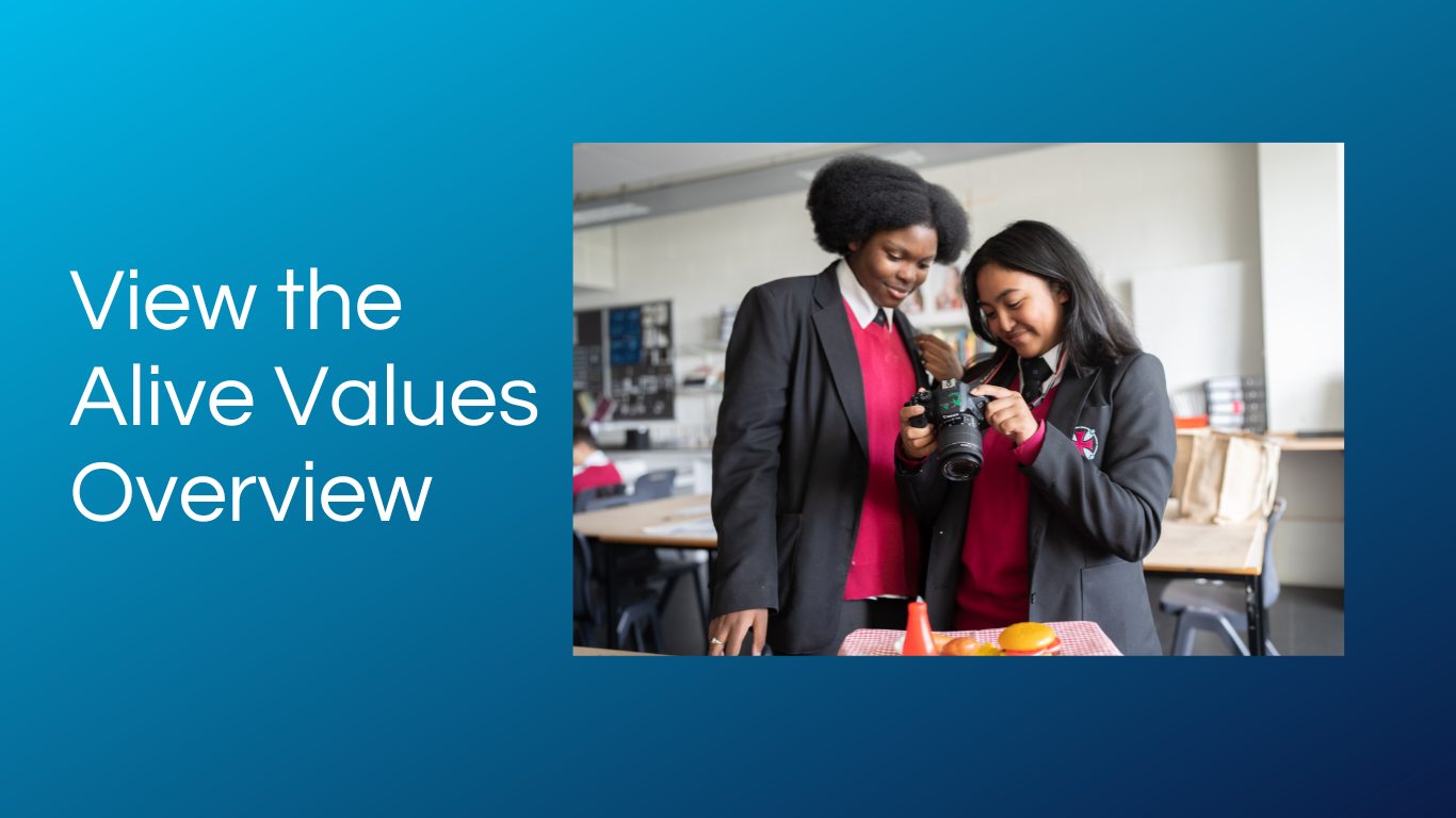 Click to view the Alive Values Overview